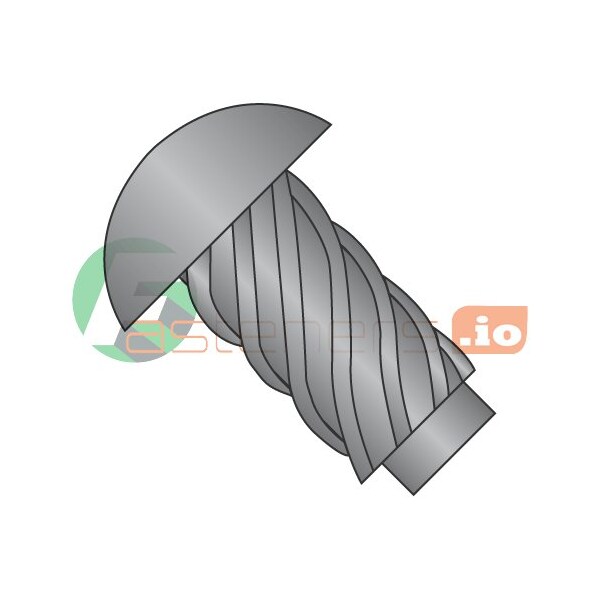 Newport Fasteners Self-Drilling Screw, #4 x 5/16 in, Black Oxide Steel Domed Head Hammer Drive Drive, 10000 PK 816675 - main